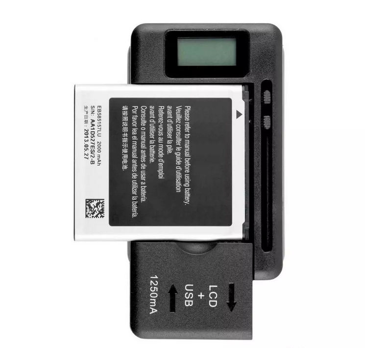 Universal Battery Charger Lcd Indicator Screen Usb Port 800ma Output For Cell Phones Ez Cell Inc 2293