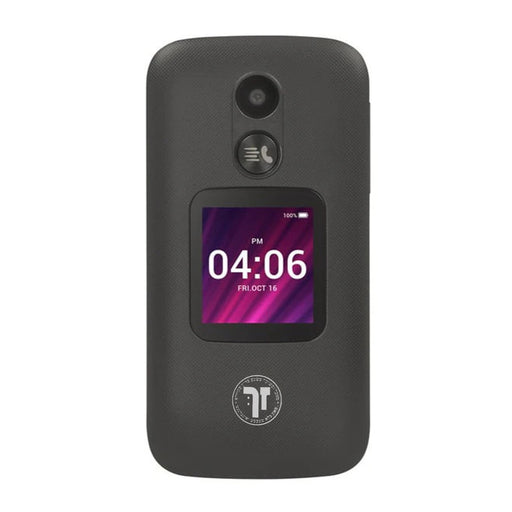 TCL Flip 2, Kosher Phone 16GB, Black - TracFone