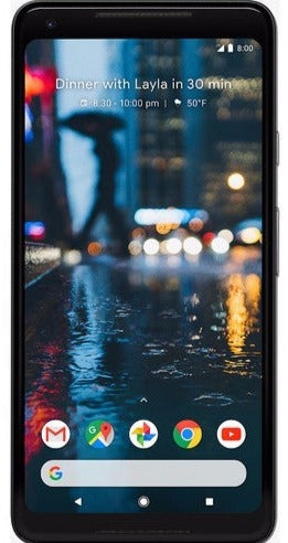 Google - Pixel 2 XL 128GB Kosher Smartphone (Unlocked) - Black