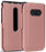 GRID TEXTURE CASE SLIM HARD SHELL COVER FOR LG CLASSIC FLIP PHONE rose