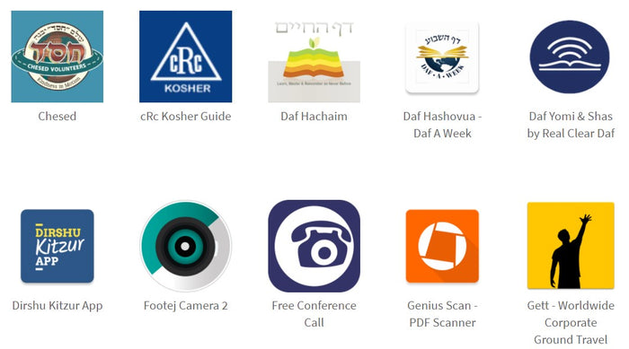 Kosher app's on a kosher smartphone safe telecom