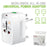 Worldwide All-In-One Universal Power Adapter - White