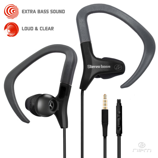 Sport Over the Ear Headphone 3.5mm - Black