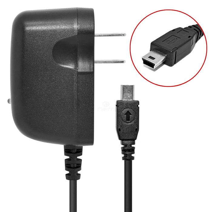 Universal/HTC G1 Travel Charger w. built in Mini USB Cable