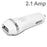 Apple iPhone 2 In 1 Car Charger + Lightning USB Cable White