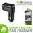 Cellet Universal 26W 5.2 Amp 4-Port Car Charger for Android and Apple Devices - Black