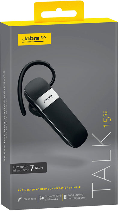 Jabra - Talk 15 SE Mono in Ear Bluetooth Headset - Black