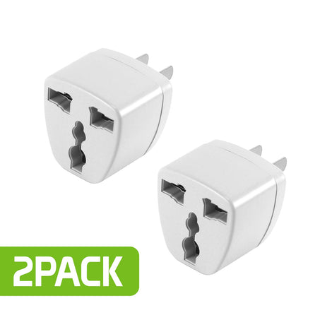 Cellet - Power Adapter - Round Pin to Flat Pin (2PACK)