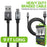 Cellet Premium Braided & Metallic Housing 9 Ft. Micro USB Charging / Data Cable