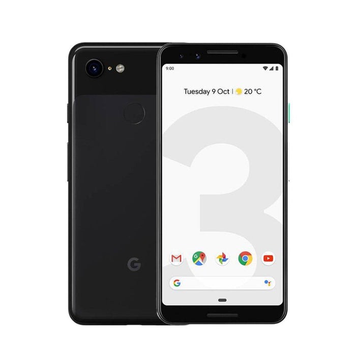 Google - Pixel 3 with 64GB Memory Kosher Smartphone (Unlocked) - Just Black