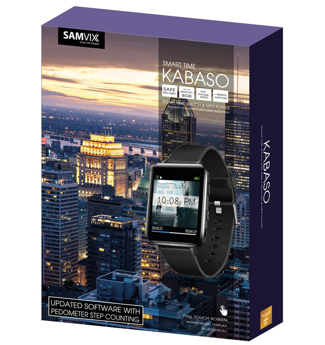 SAMVIX SMART TIME KABASO MP3 Watch "Certified Kosher"