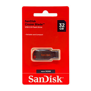 SanDisk Cruzer Blade 32GB USB 2.0 Flash Drive Memory Stick Pen