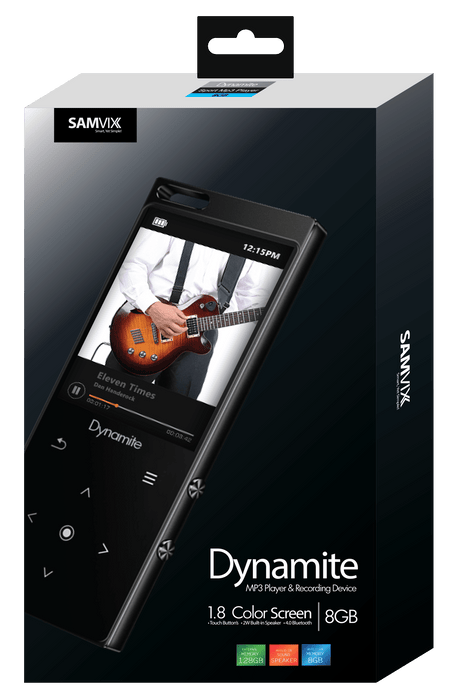 SAMVIX Dynamite 8GB Kosher MP3 Player