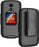 GRID CASE HARD COVER AND BELT CLIP HOLSTER FOR ALCATEL TCL FLIP 2 PHONE - BLACK